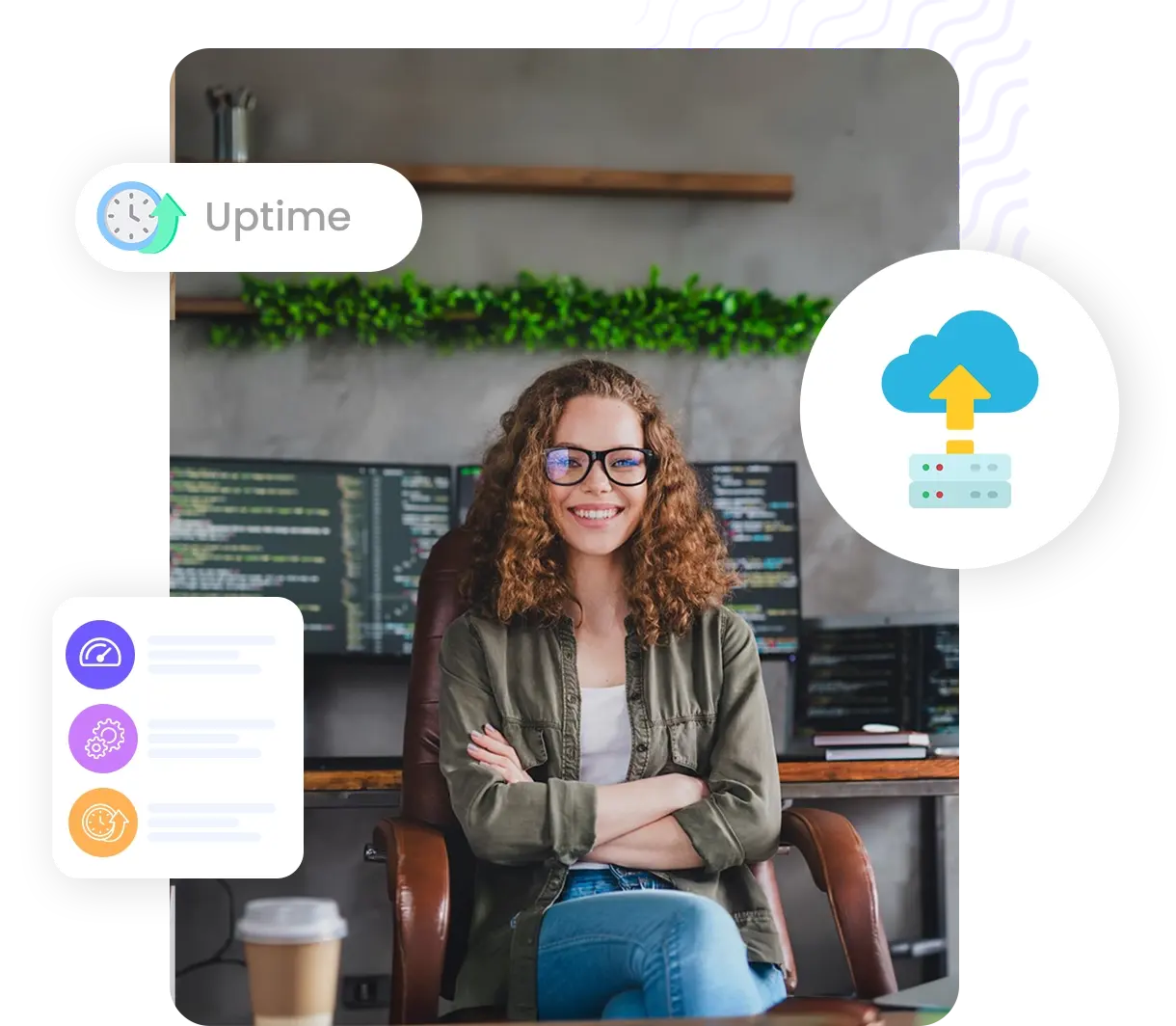 ERPNext hosting infrastructure illustration | HiQloud
