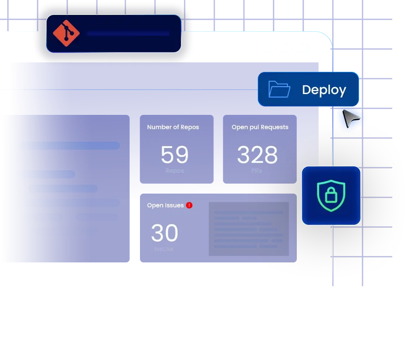 Managed Gitblit hosting server illustration | HiQloud