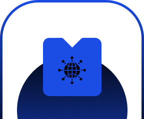 Global CDN artifact delivery icon | HiQloud