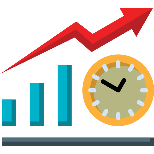 Consistent uptime reliability icon | HiQloud