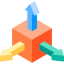 Auto-scaling hosting resources icon | HiQloud