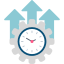 Consistent server uptime reliability icon | HiQloud