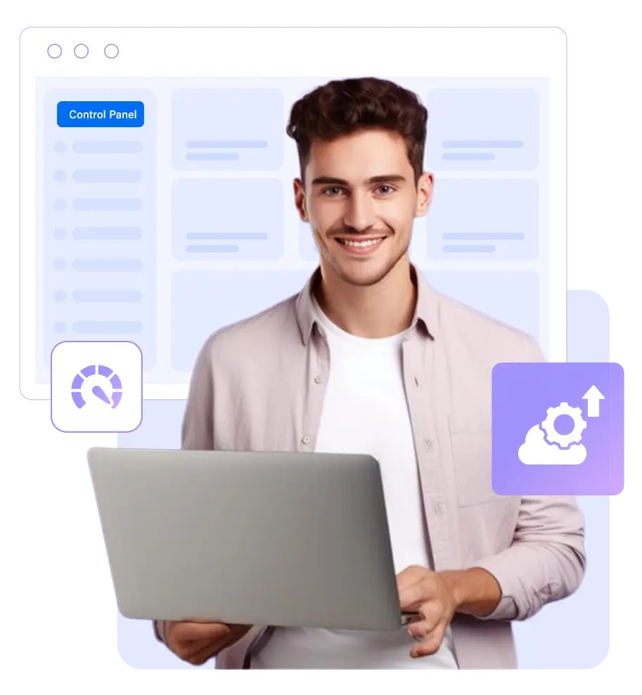 Launch applications on HiQloud in four steps illustration | HiQloud