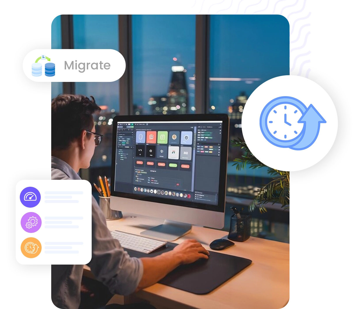 Node.js hosting migration illustration | HiQloud