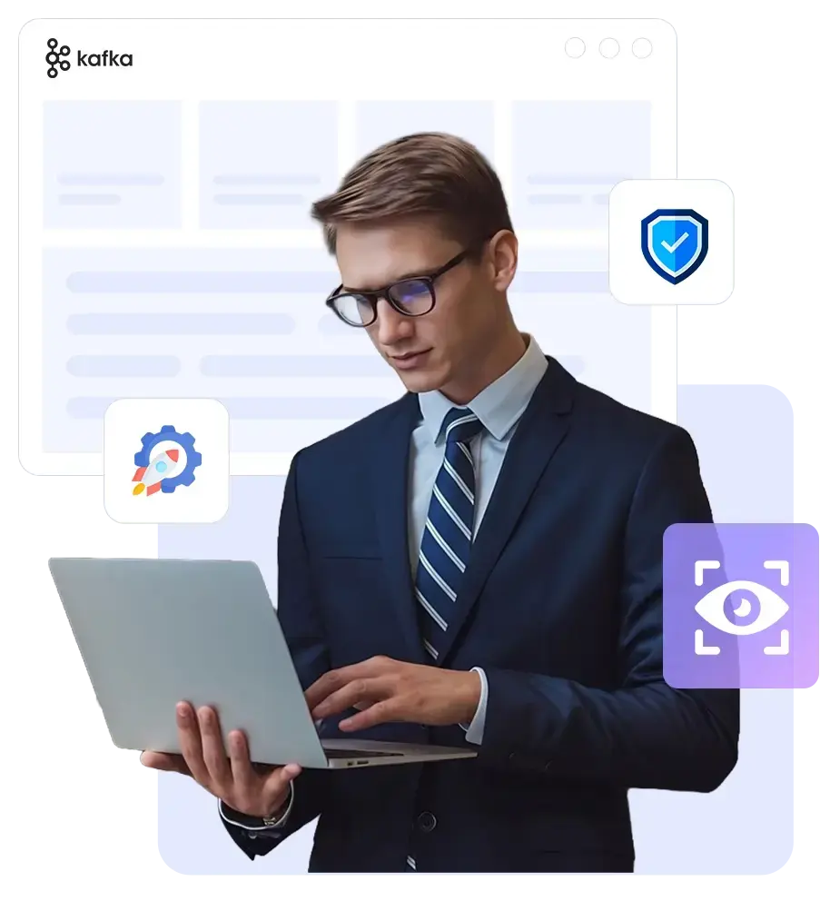 Managed Kafka event streaming backbone illustration | HiQloud