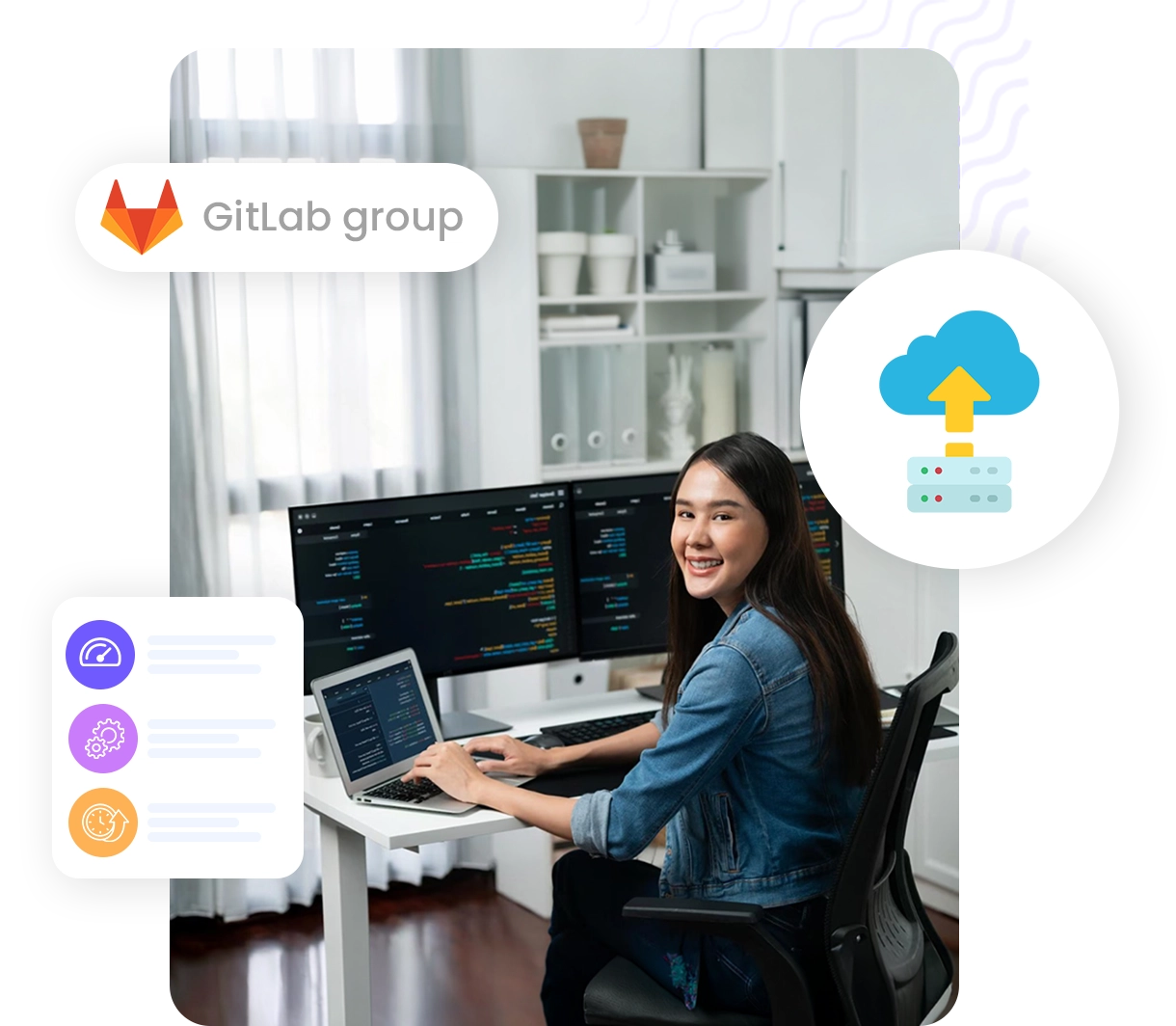 GitLab repository migration to HiQloud illustration | HiQloud
