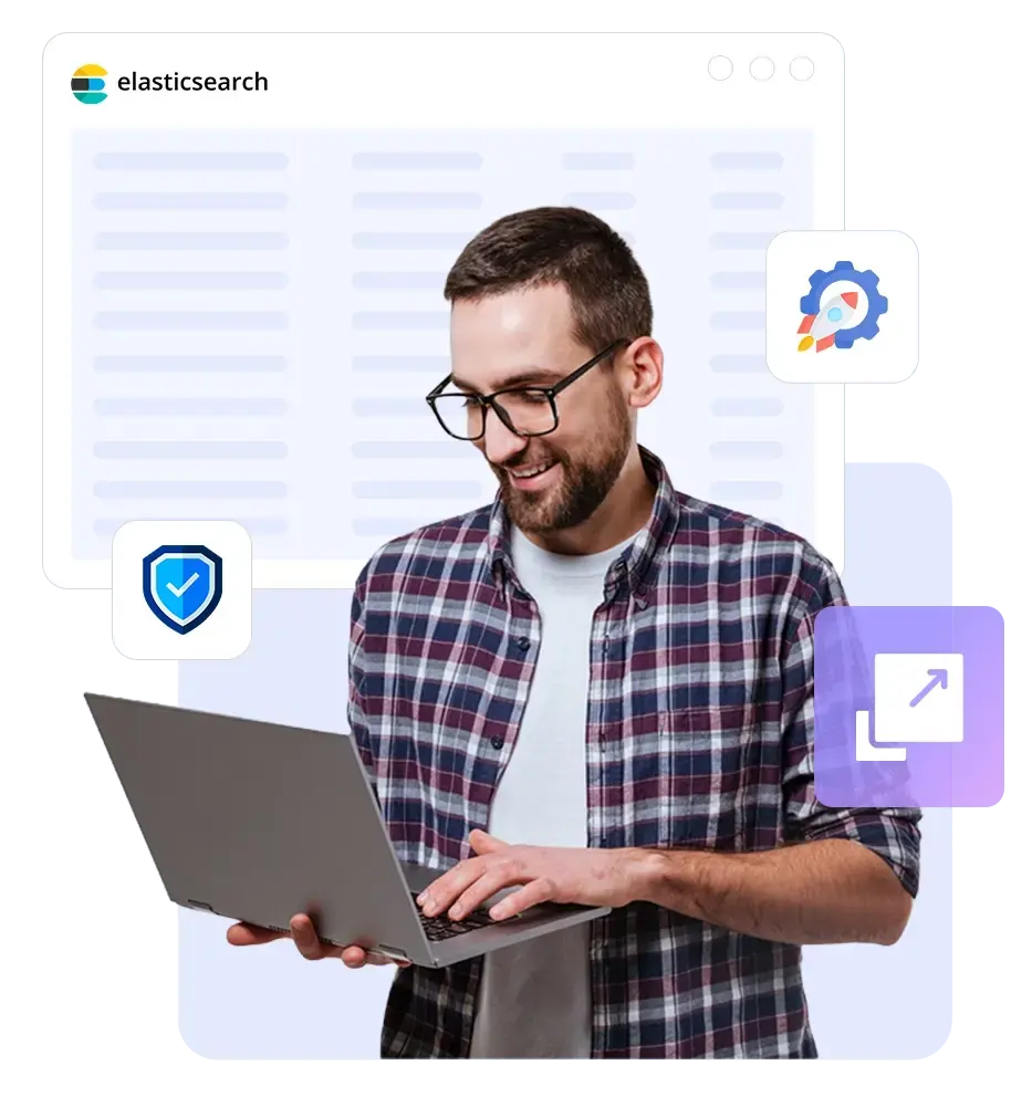 Fully configured Elasticsearch cluster ready to run without setup illustration | HiQloud