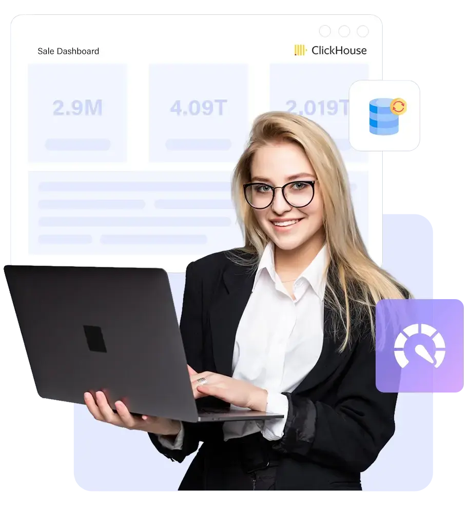 Fastest analytical ClickHouse database illustration | HiQloud